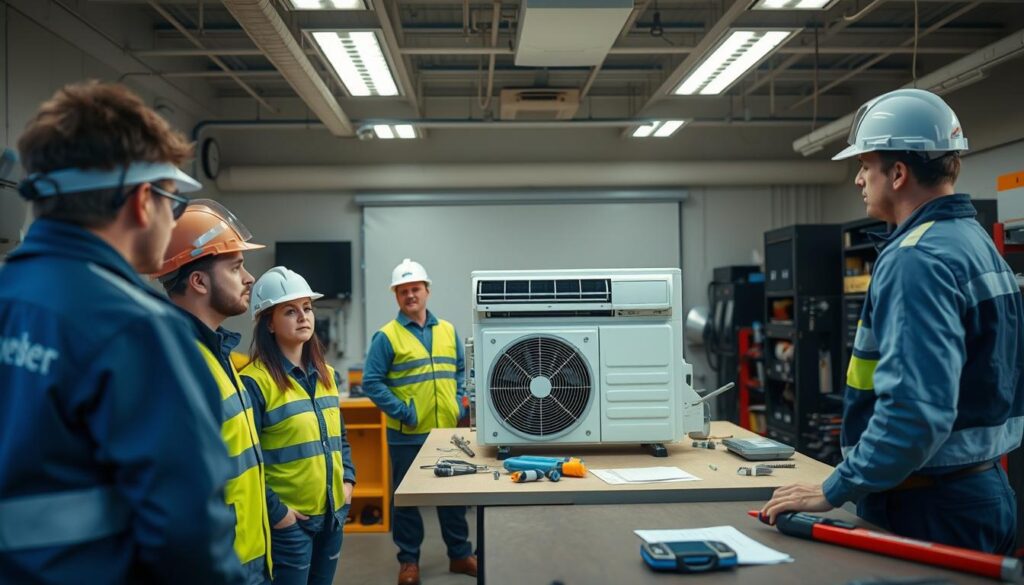 エアコン施工技術研修