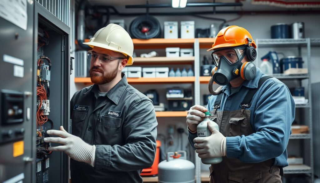 電気工事士と冷媒フロン類取扱技術者